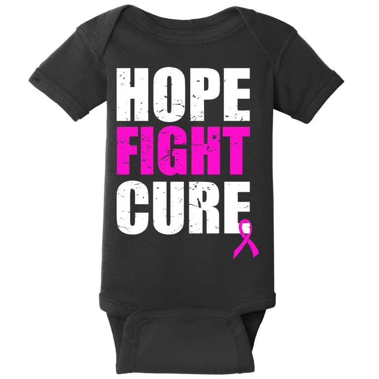 Hope Fight Cure Breast Cancer Baby Bodysuit
