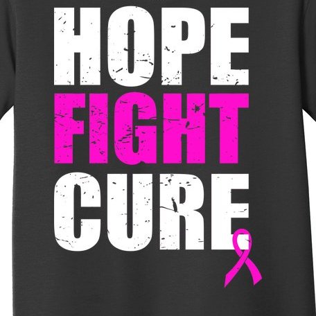 Hope Fight Cure Breast Cancer Toddler T-Shirt