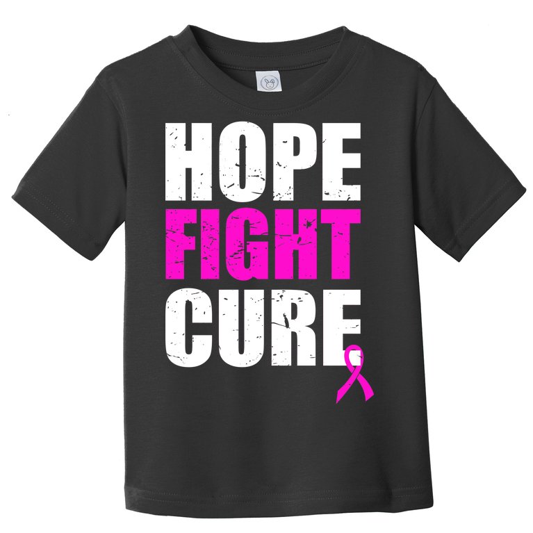 Hope Fight Cure Breast Cancer Toddler T-Shirt