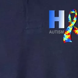 Hope For Autism Awareness Tribute Softstyle Adult Sport Polo