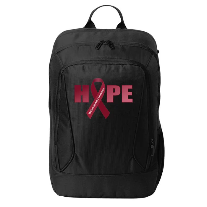 Hope For Multiple Myeloma Awareness Tribute City Backpack