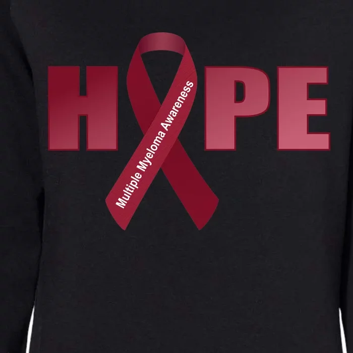 Hope For Multiple Myeloma Awareness Tribute Womens California Wash Sweatshirt