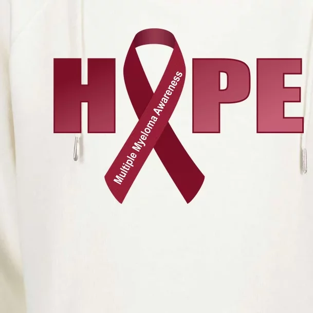 Hope For Multiple Myeloma Awareness Tribute Womens Funnel Neck Pullover Hood