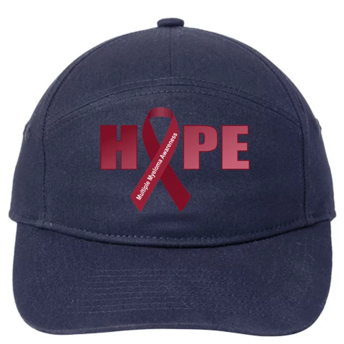 Hope For Multiple Myeloma Awareness Tribute 7-Panel Snapback Hat