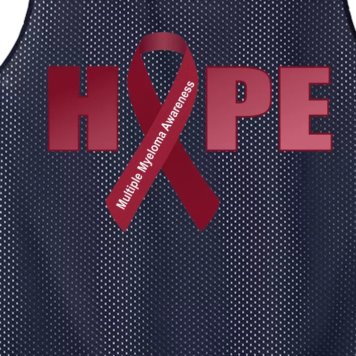 Hope For Multiple Myeloma Awareness Tribute Mesh Reversible Basketball Jersey Tank