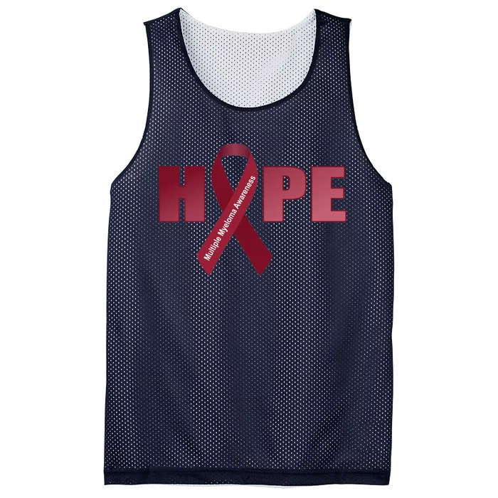 Hope For Multiple Myeloma Awareness Tribute Mesh Reversible Basketball Jersey Tank