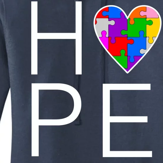 Hope Love Autism Women's Pullover Hoodie