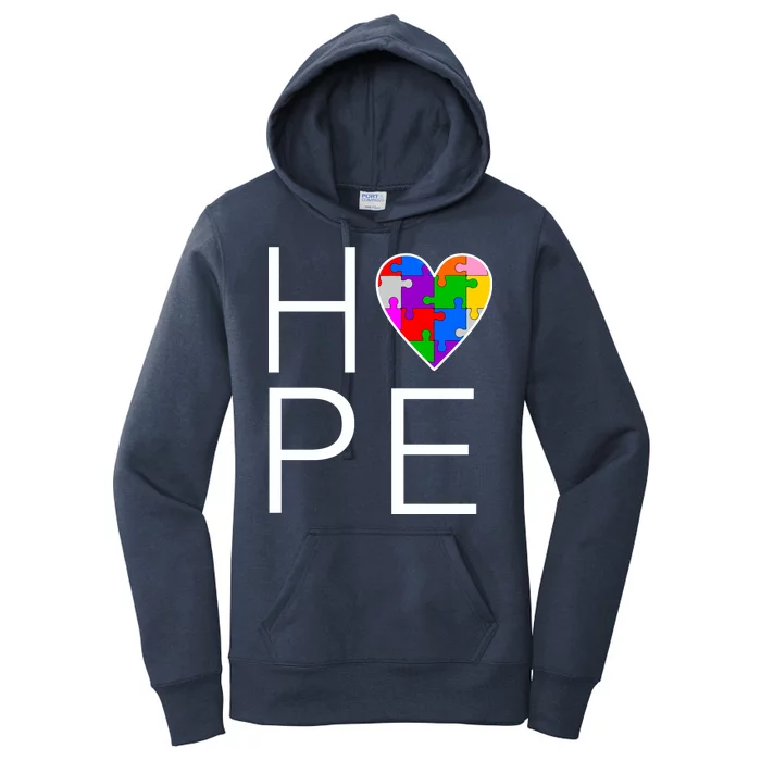 Hope Love Autism Women's Pullover Hoodie