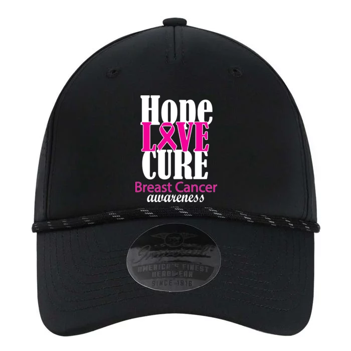 Hope Love Cure Breast Cancer Awareness Performance The Dyno Cap