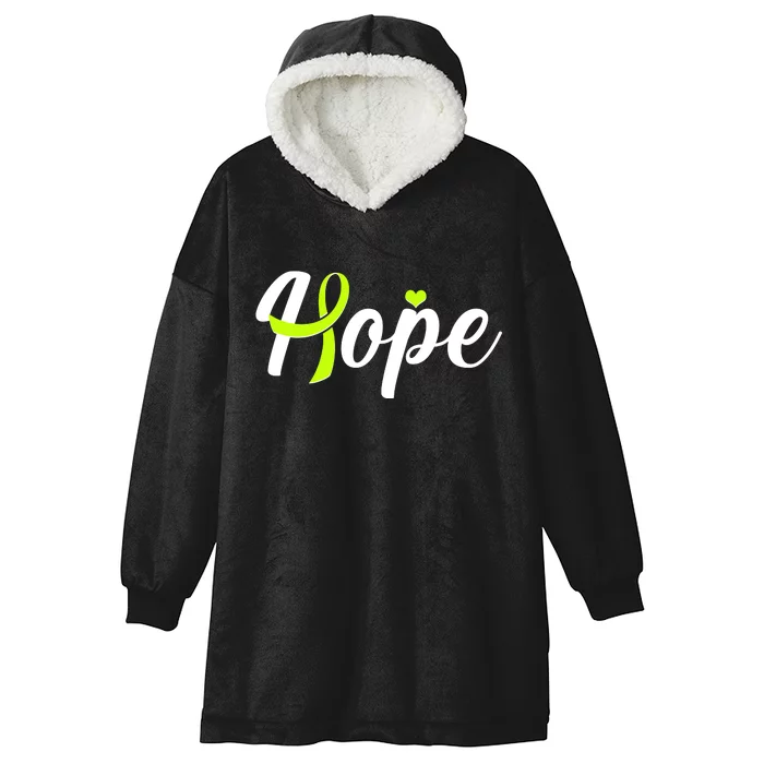 Hope Lymphoma Cancer Awareness Hooded Wearable Blanket