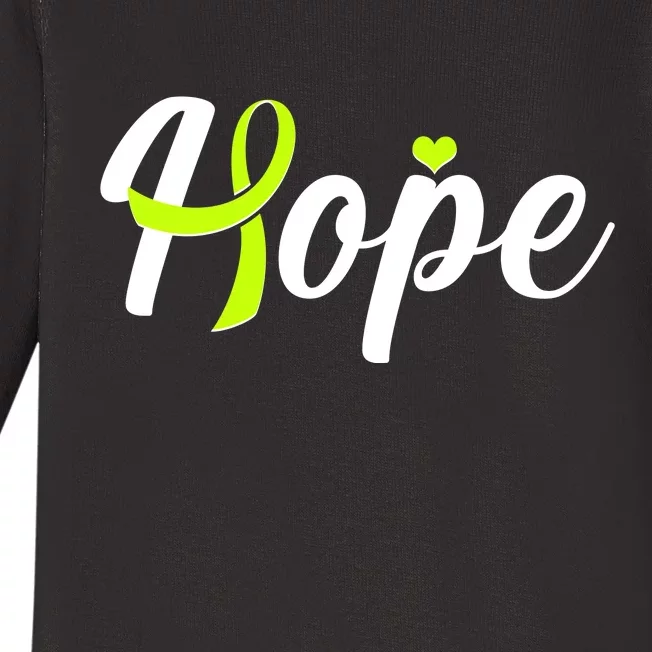 Hope Lymphoma Cancer Awareness Baby Long Sleeve Bodysuit