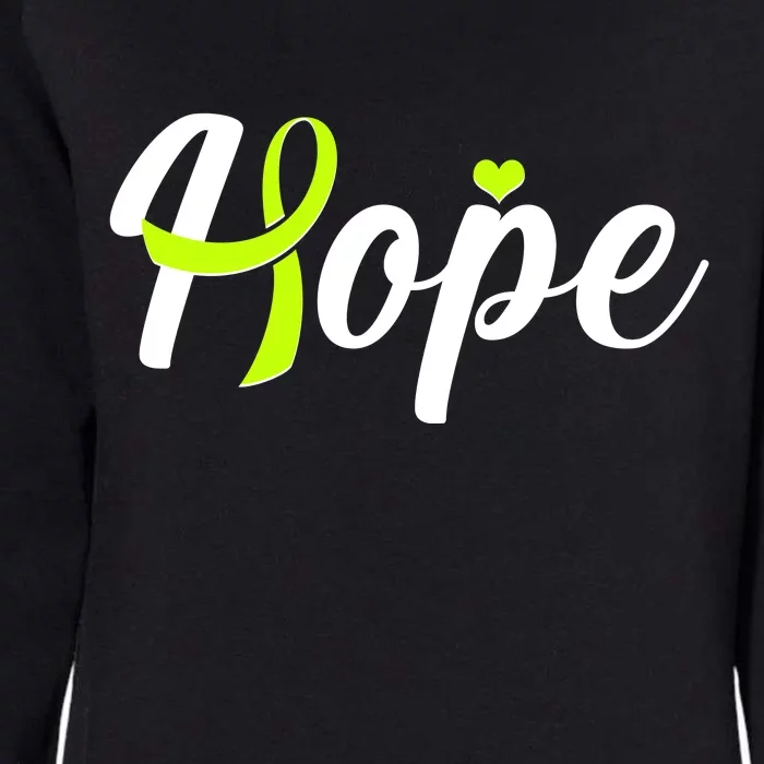 Hope Lymphoma Cancer Awareness Womens California Wash Sweatshirt