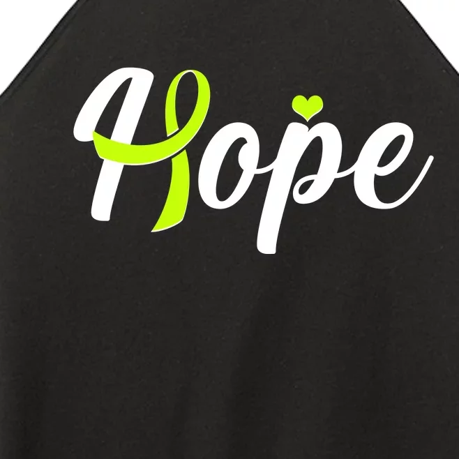 Hope Lymphoma Cancer Awareness Women’s Perfect Tri Rocker Tank