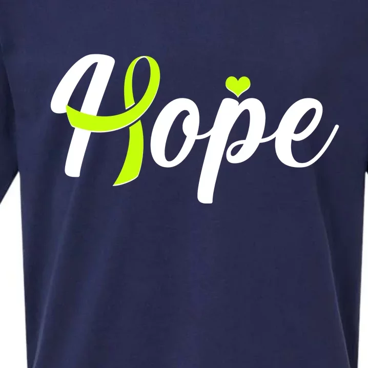 Hope Lymphoma Cancer Awareness Sueded Cloud Jersey T-Shirt