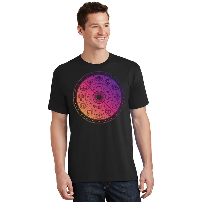 Horiscope Zodiac Wheel T-Shirt