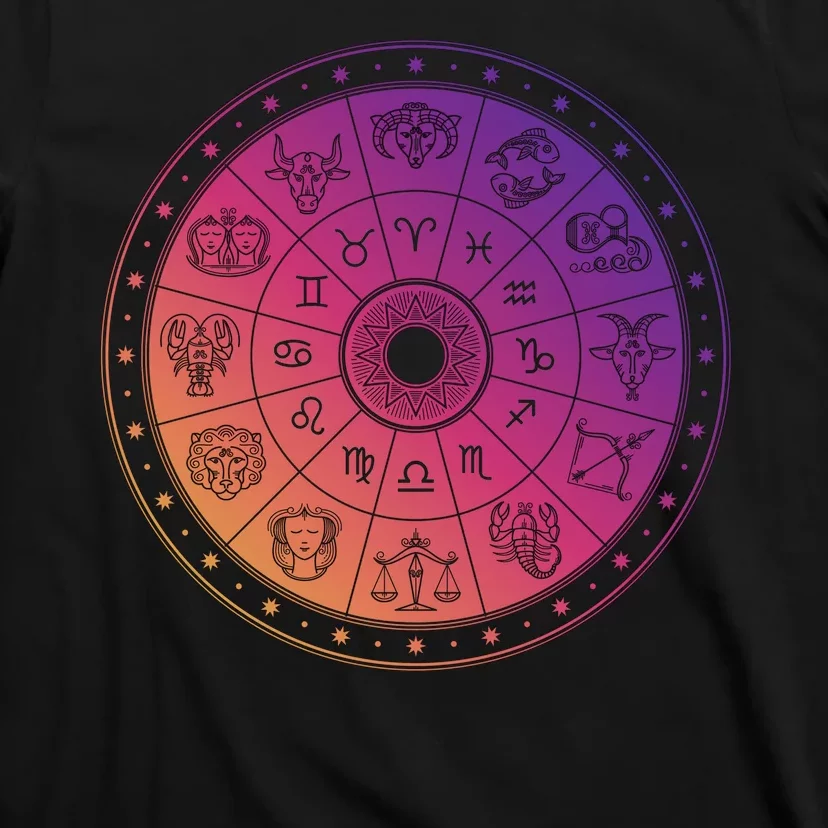 Horiscope Zodiac Wheel T-Shirt