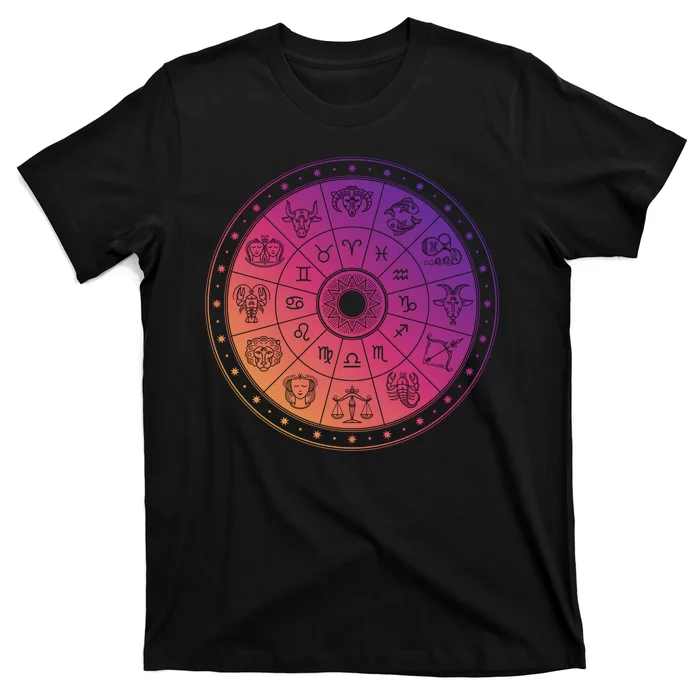 Horiscope Zodiac Wheel T-Shirt