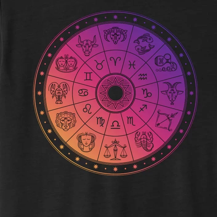 Horiscope Zodiac Wheel ChromaSoft Performance T-Shirt