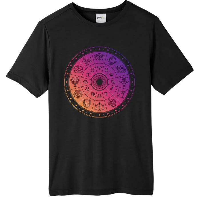 Horiscope Zodiac Wheel ChromaSoft Performance T-Shirt