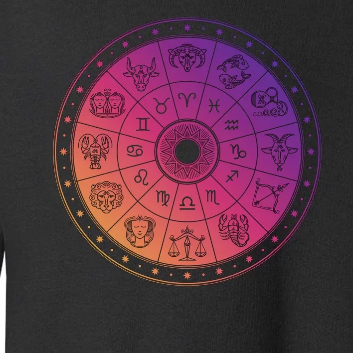 Horiscope Zodiac Wheel Toddler Sweatshirt