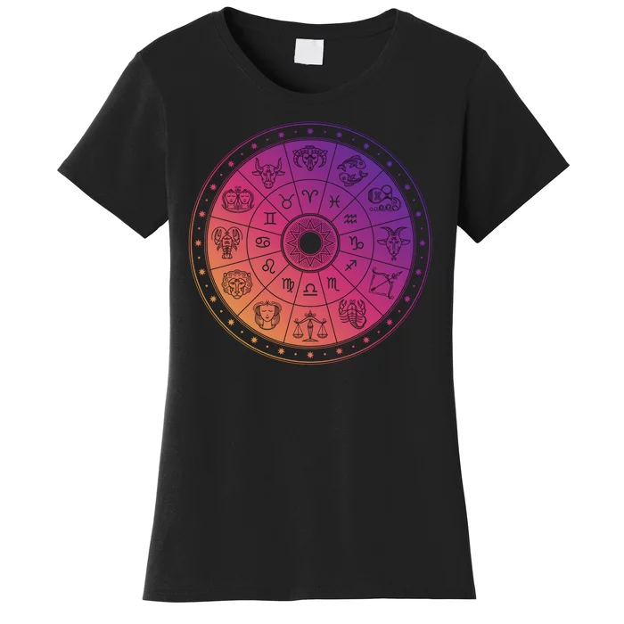 Horiscope Zodiac Wheel Women's T-Shirt