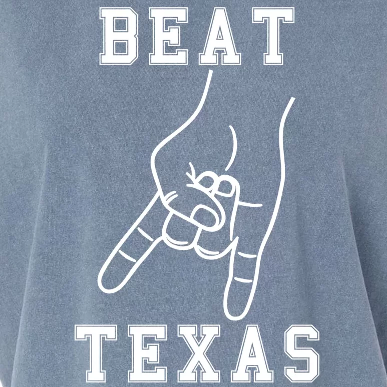 Horns Down Beat Texas Football Garment-Dyed Women's Muscle Tee