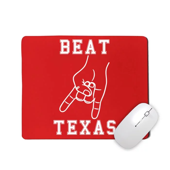 Horns Down Beat Texas Football Mousepad