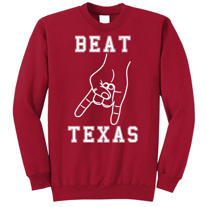 Horns Down Beat Texas Football Tall Sweatshirt