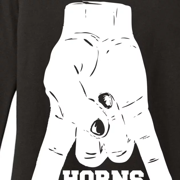 Horns Down #BeatTexas Beat Texas Womens CVC Long Sleeve Shirt