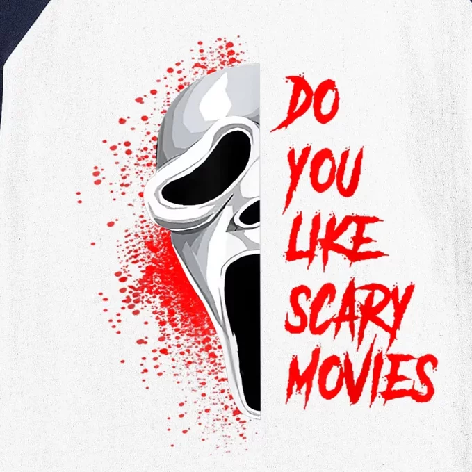 Horror Do You Like Scary Movie Ghostface Baseball Sleeve Shirt