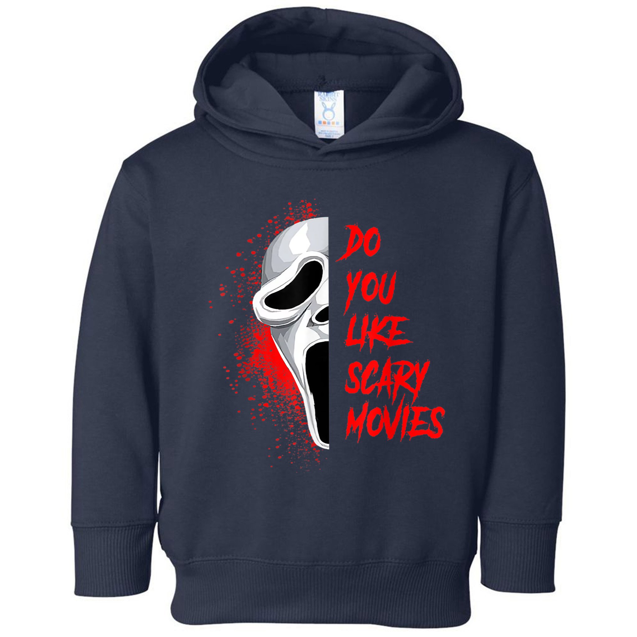 Ghostface Want To Watch Scary Movies? Men's Black Graphic Hoodie-Small
