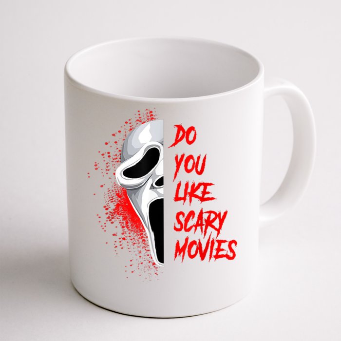 Horror Do You Like Scary Movie Ghostface Front & Back Coffee Mug