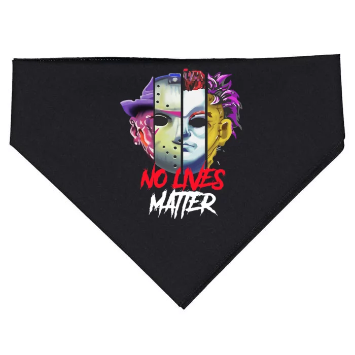 Horror Villains No Lives Matter USA-Made Doggie Bandana