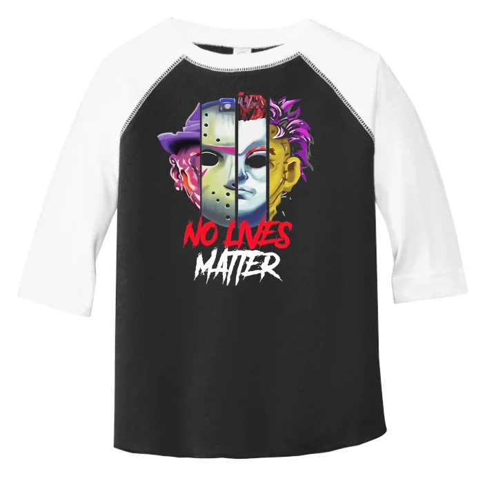 Horror Villains No Lives Matter Toddler Fine Jersey T-Shirt