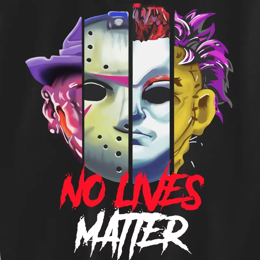 Horror Villains No Lives Matter Kids Sweatshirt