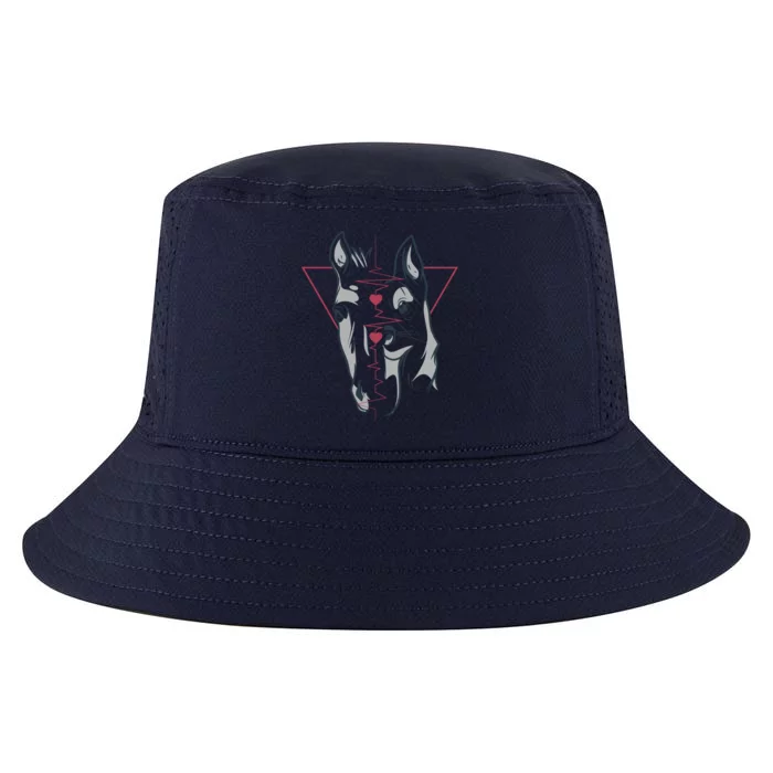 Horse And Dog Heartbeat Cool Comfort Performance Bucket Hat