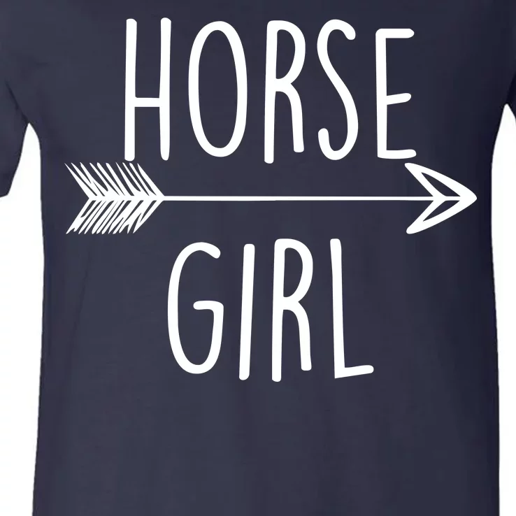 Horse Girl V-Neck T-Shirt