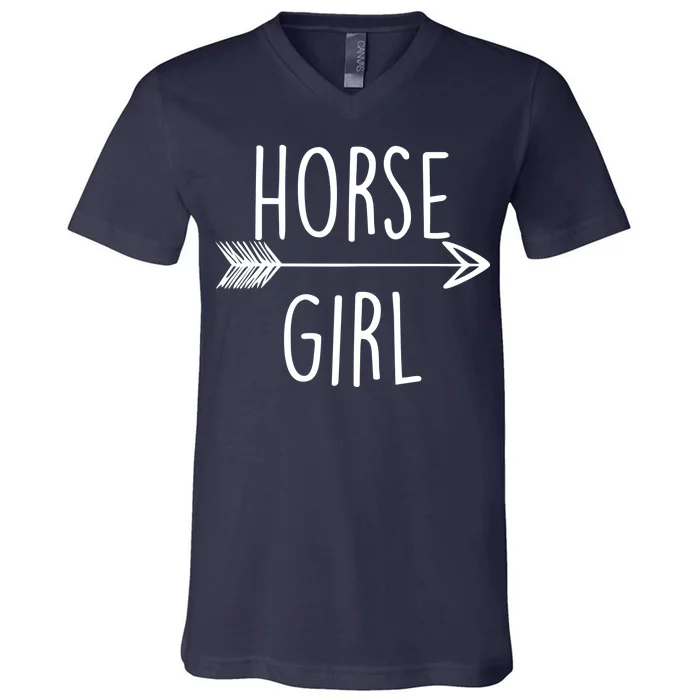 Horse Girl V-Neck T-Shirt