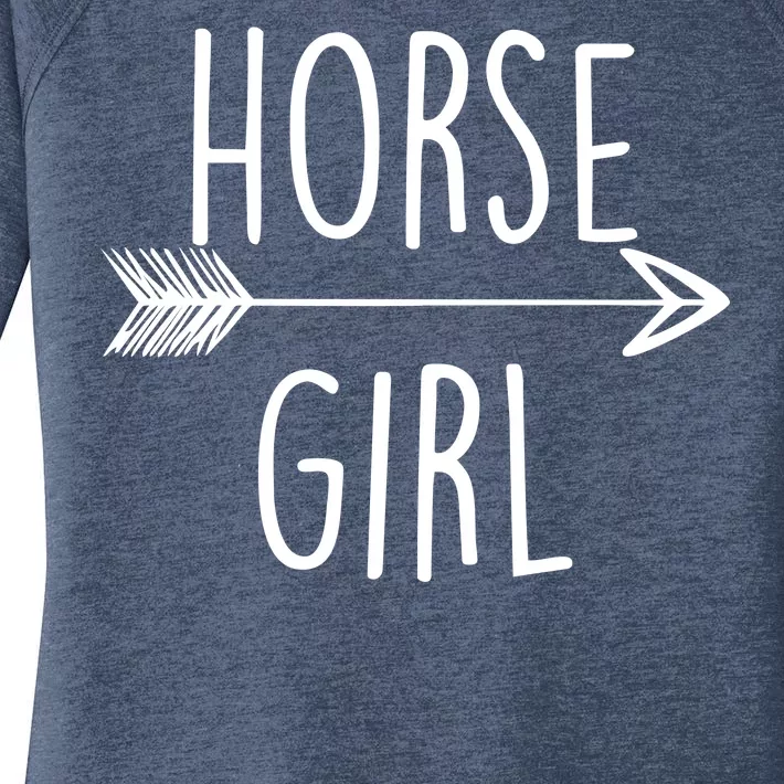 Horse Girl Women's Perfect Tri Tunic Long Sleeve Shirt