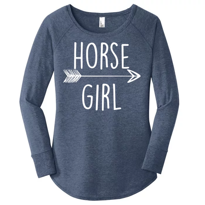 Horse Girl Women's Perfect Tri Tunic Long Sleeve Shirt