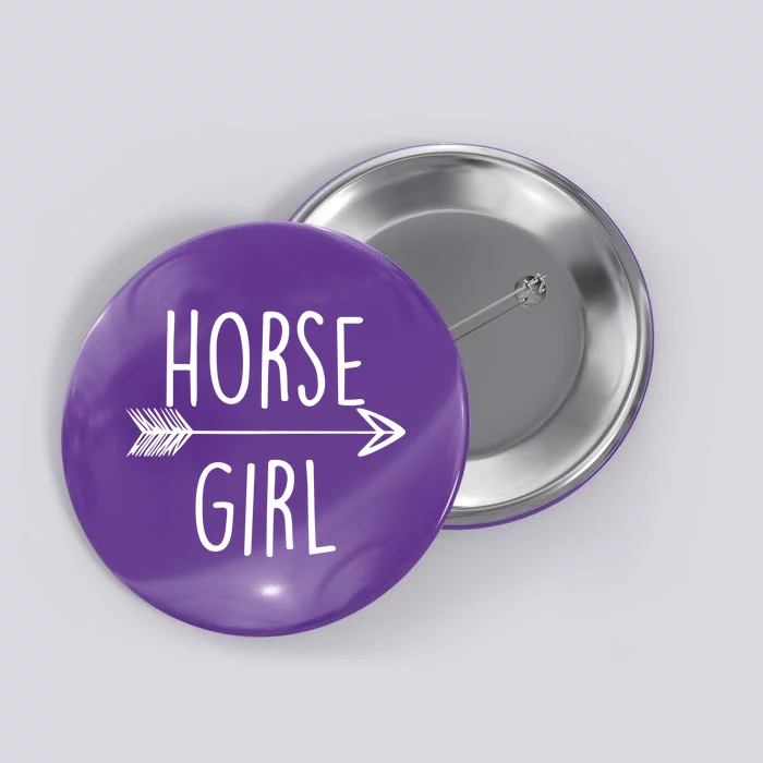 Horse Girl Button