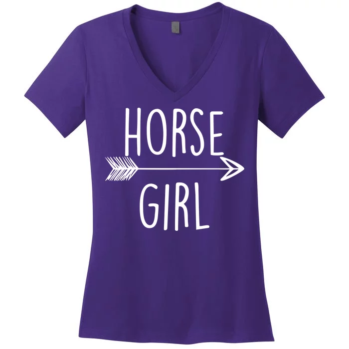 Horse Girl Women's V-Neck T-Shirt