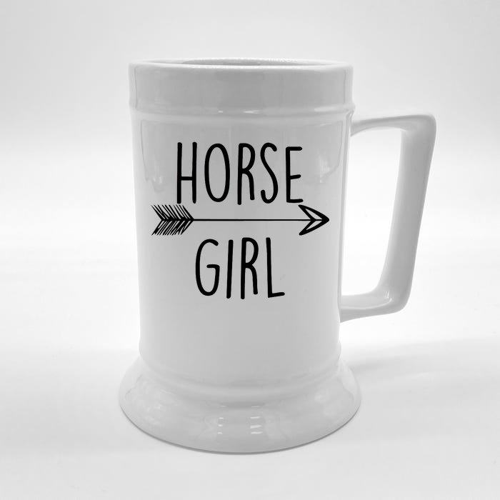 Horse Girl Front & Back Beer Stein