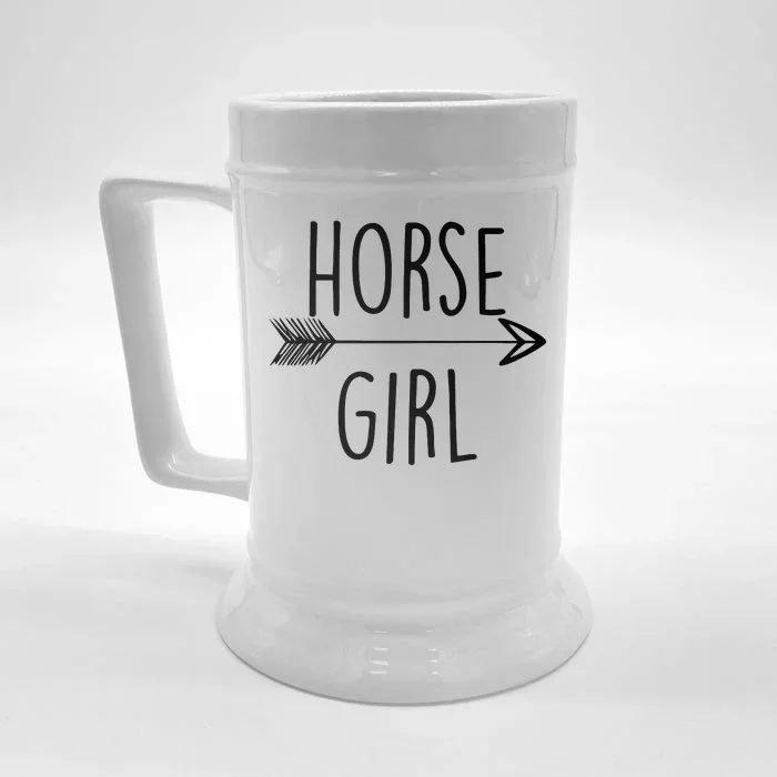 Horse Girl Front & Back Beer Stein