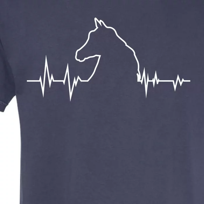 Horse Heart Beat Garment-Dyed Heavyweight T-Shirt