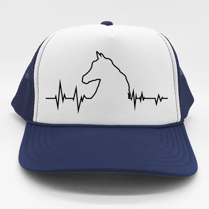 Horse Heart Beat Trucker Hat