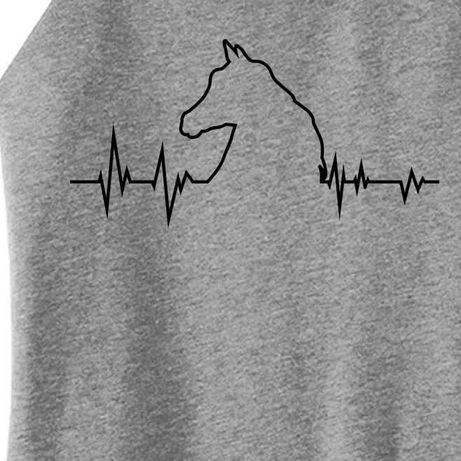 Horse Heart Beat Women’s Perfect Tri Rocker Tank