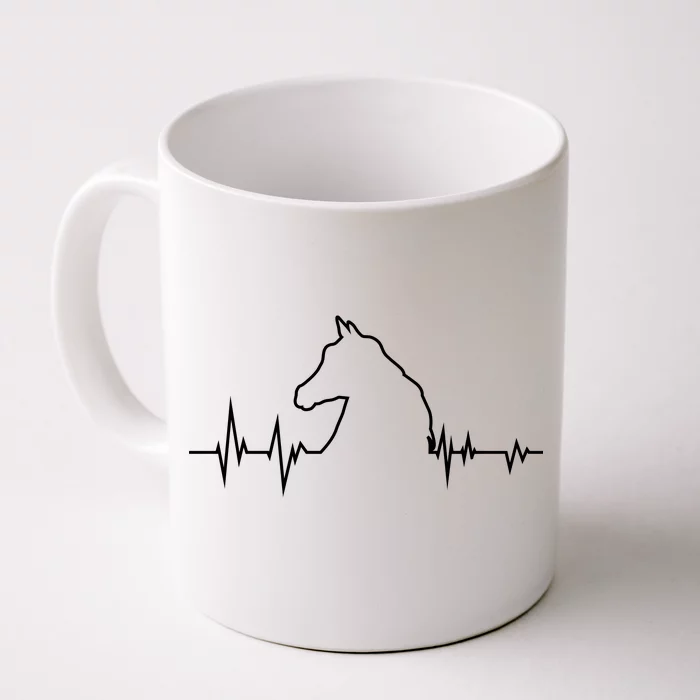 Horse Heart Beat Front & Back Coffee Mug