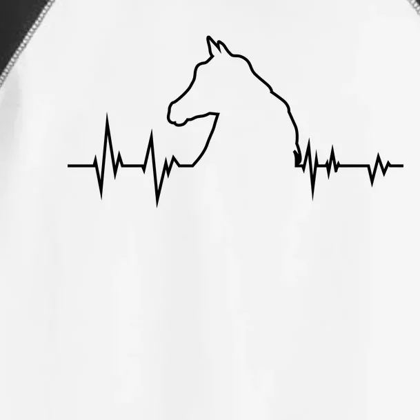 Horse Heart Beat Toddler Fine Jersey T-Shirt