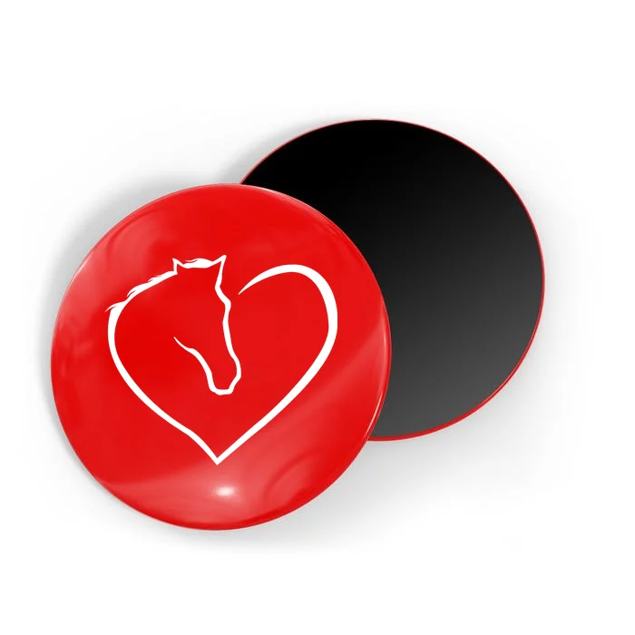 Horse Heart Logo Magnet